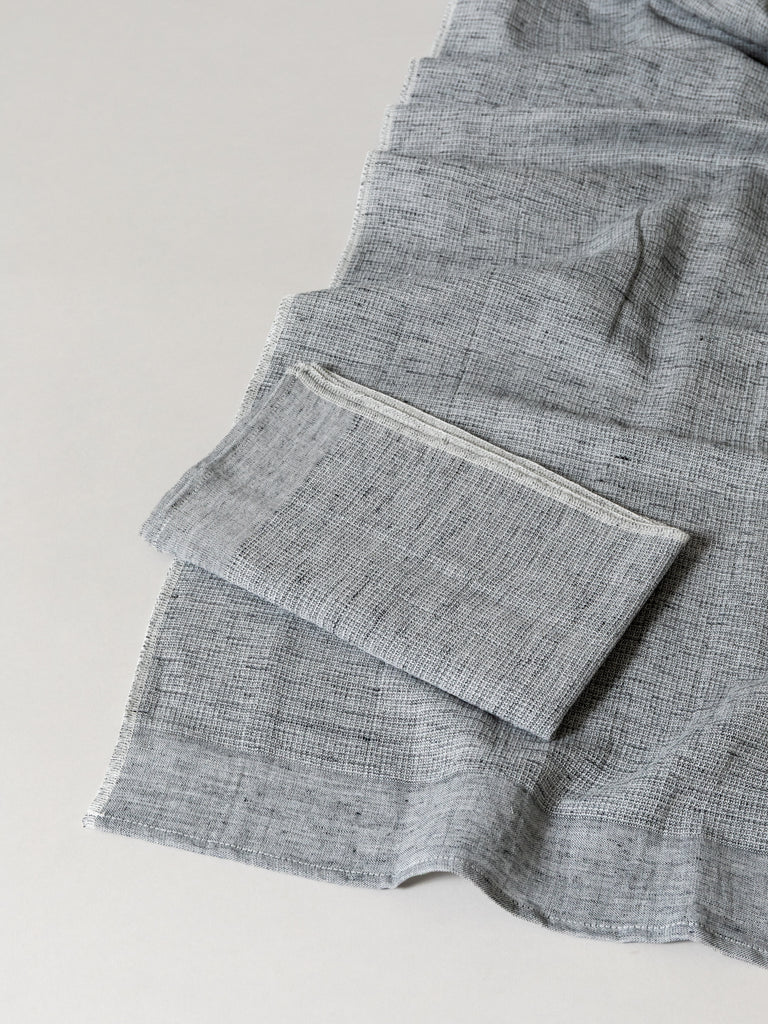 Moku Linen Light Towel, Charcoal