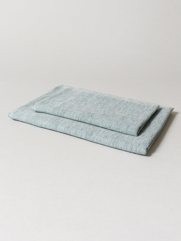 Moku Linen Light Towel, Green
