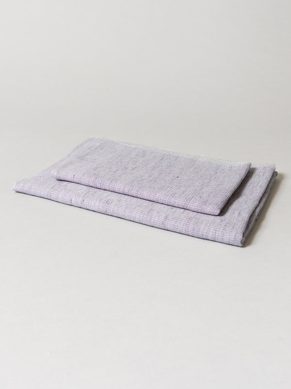 Moku Linen Light Towel, Purple