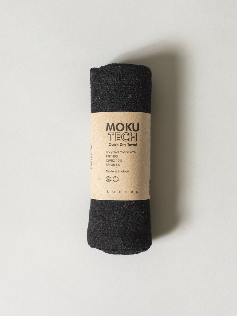 Moku Tech Towel, Black