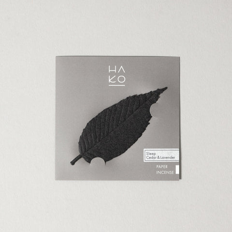 HA KO Paper Incense - Black (Sleep)