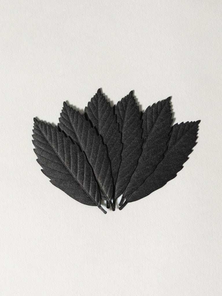 HA KO Paper Incense - Black, Set of 6 (Focus)