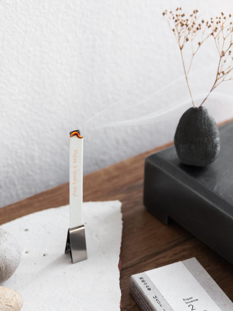 Washi Paper Incense Strips, Elegant Agarwood