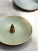 Porcelain Small Plate, Silver Green