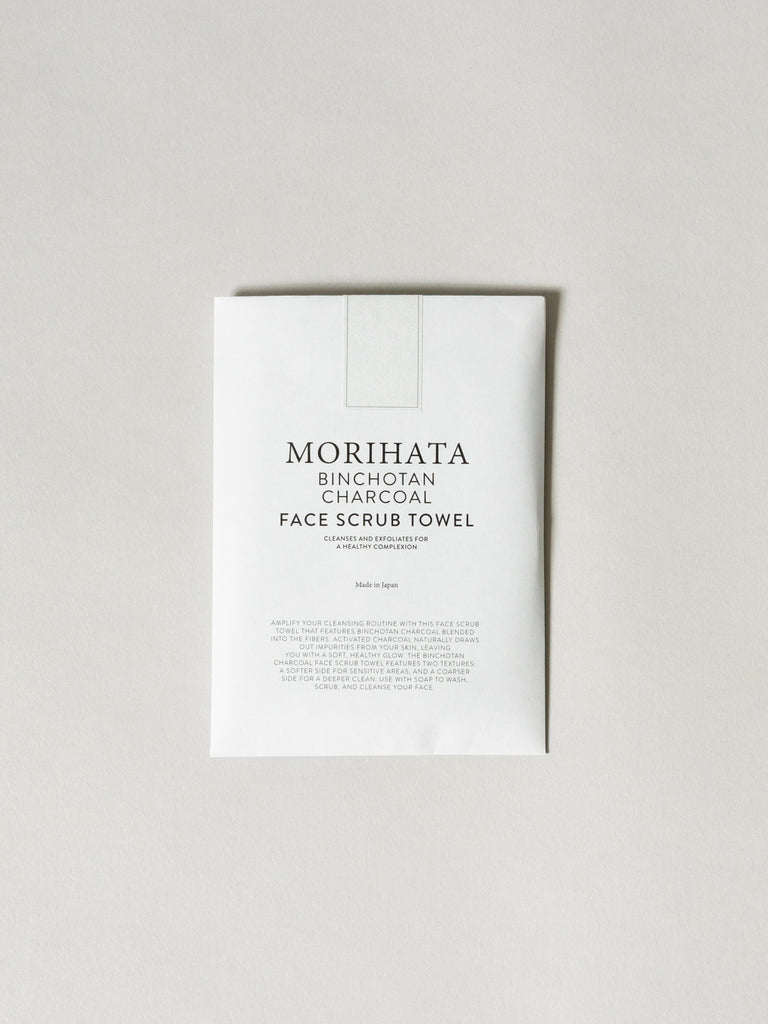 Binchotan Charcoal Face Scrub Towel