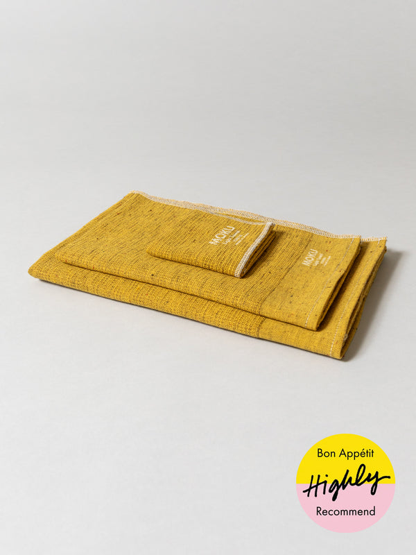 Moku Light Towel, Mustard