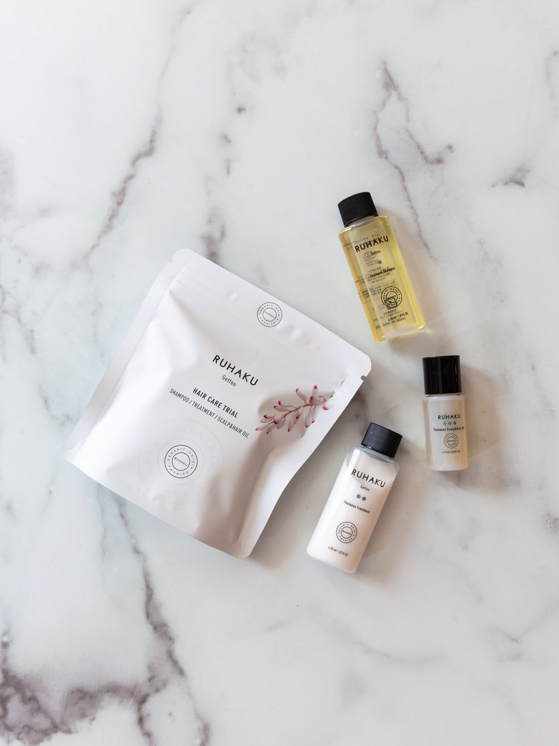 Ruhaku Hair Care Trial & Travel Set | MORIHATA