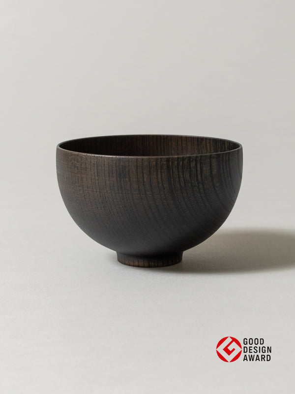Tsumugi Wooden Bowl - Sensai, Black