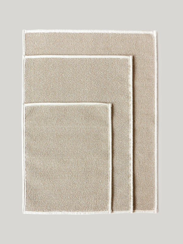 Sasawashi Bath Mat, Beige
