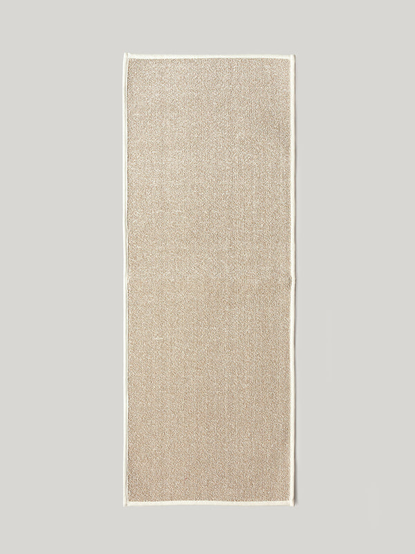 Sasawashi Bath Mat, Beige (Long)
