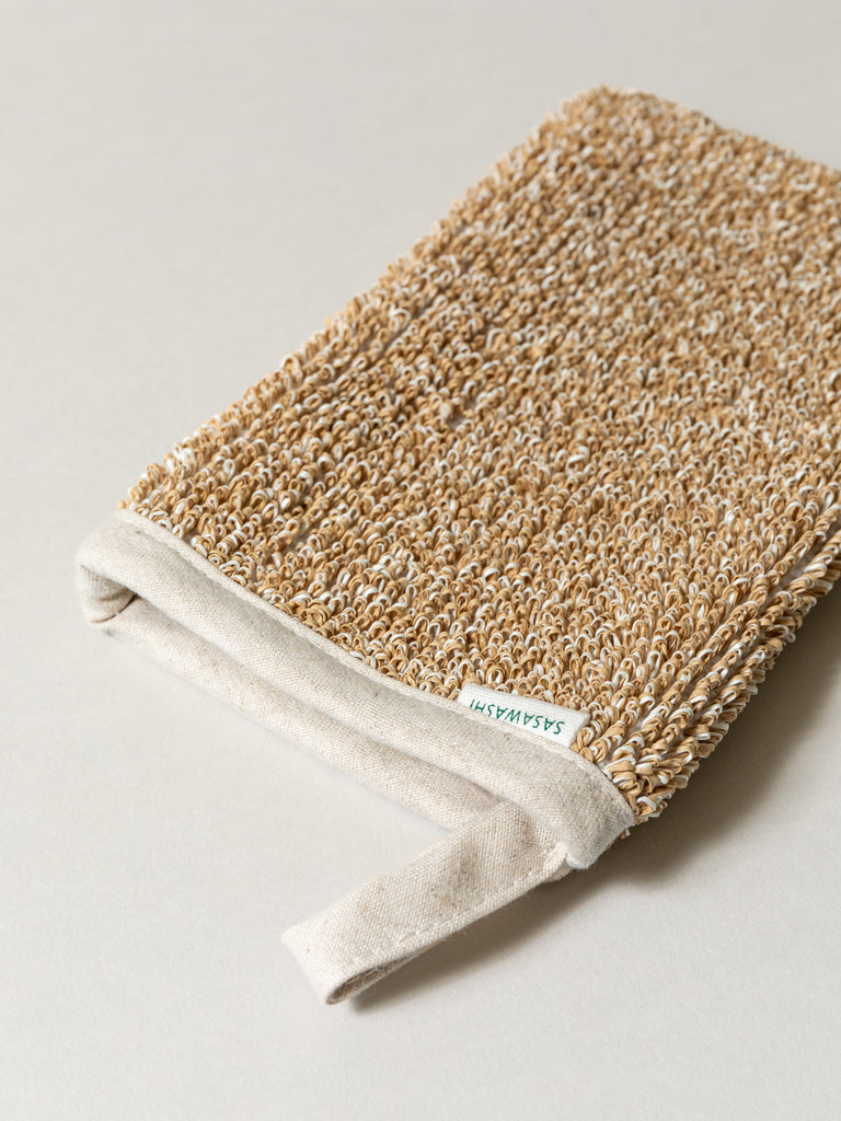 Sasawashi Deep Exfoliating Body Scrub Mitt