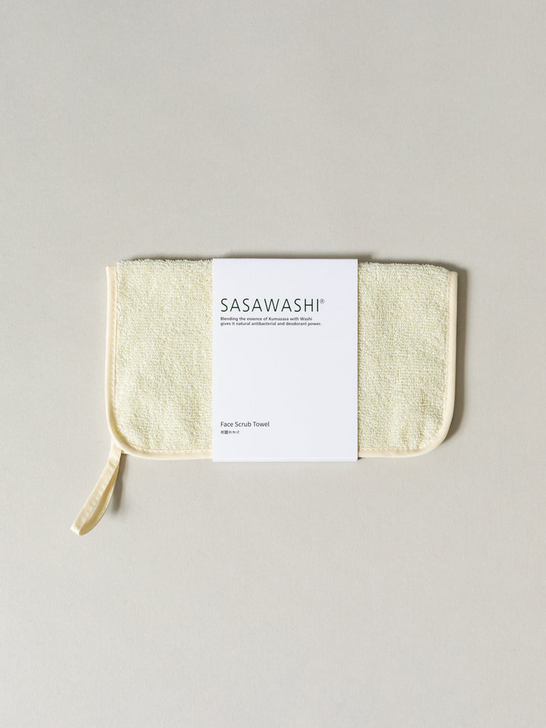 Sasawashi Face Scrub Towel