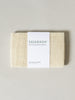 Sasawashi Mesh Body Scrub Towel, Off-White