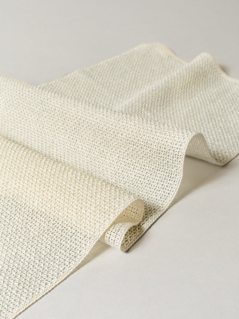 Sasawashi Mesh Body Scrub Towel, Off-White