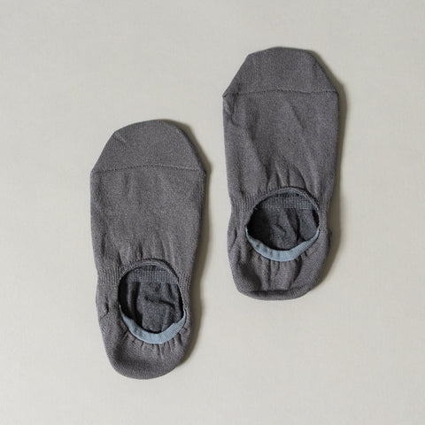 Sasawashi No-Show Socks, Grey