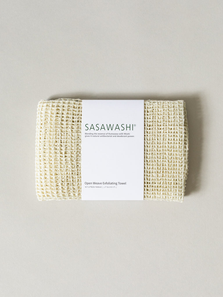 Sasawashi Open Weave Exfoliating Towel