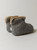 Sasawashi Wool Room Boots, Grey