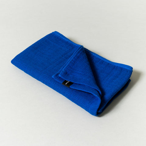 2.5-Ply Gauze Scarf, Blue