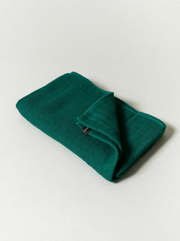 2.5-Ply Gauze Scarf, Green