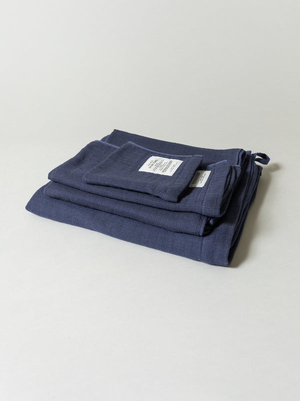 2.5-Ply Gauze Towel, Navy