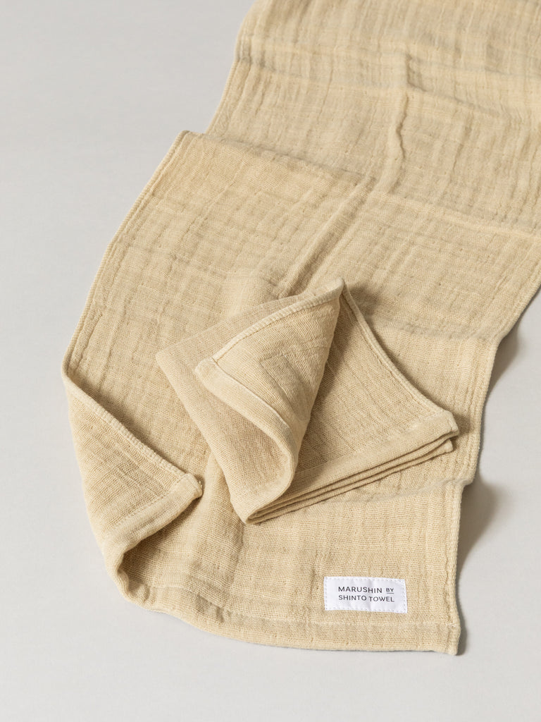 Quadruple Gauze Towel, Beige