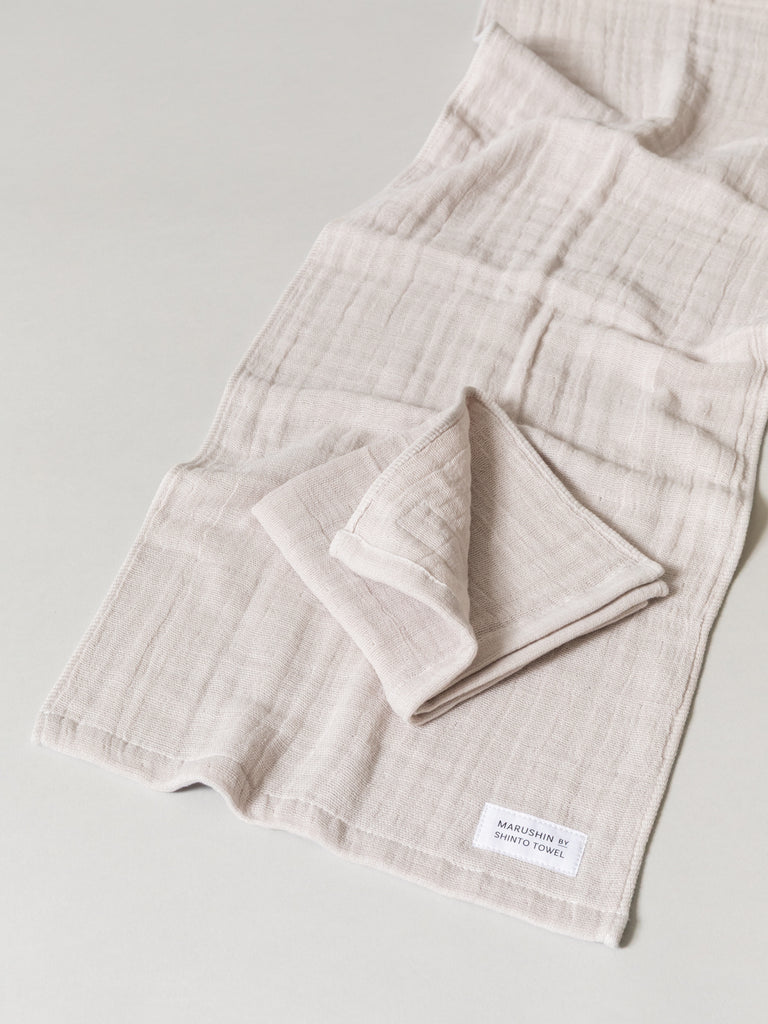 Quadruple Gauze Towel, Light Grey