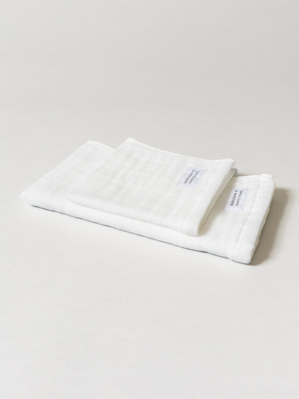 Quadruple Gauze Towel, White