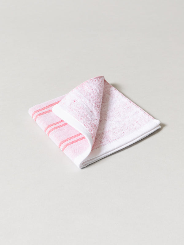 Shima Stripe Towel - A, Red