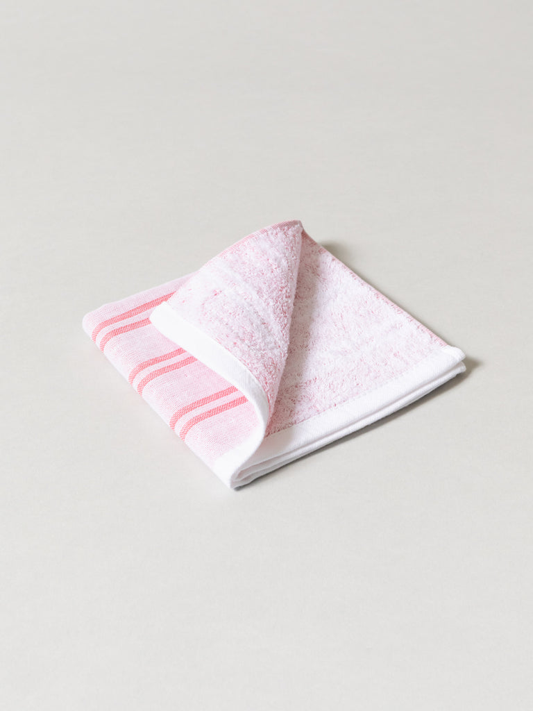 Shima Stripe Towel - A, Red