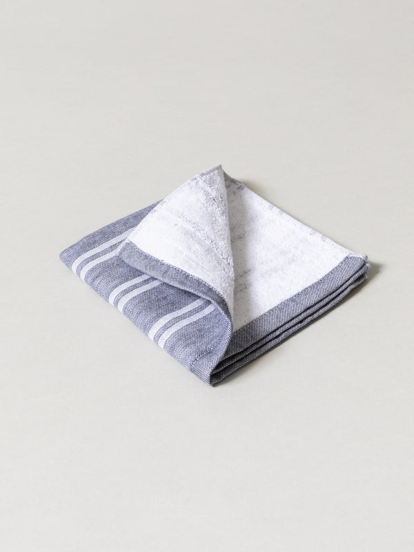 Shima Stripe Towel - B, Shadow
