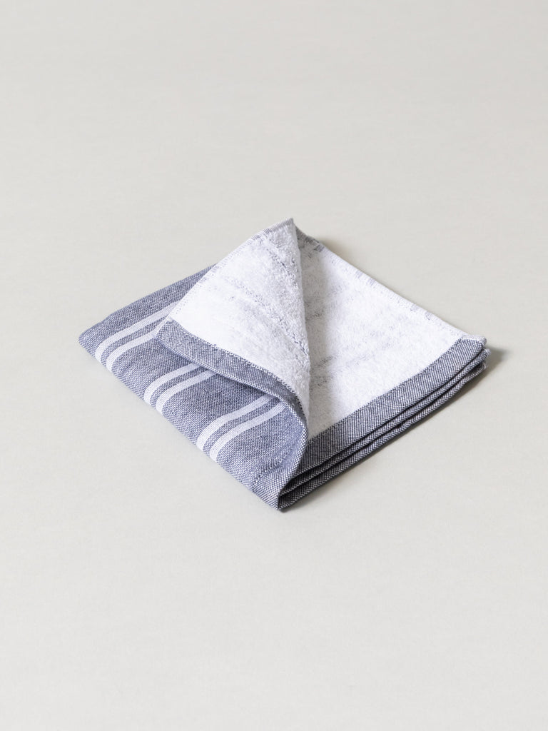 Shima Stripe Towel - B, Shadow