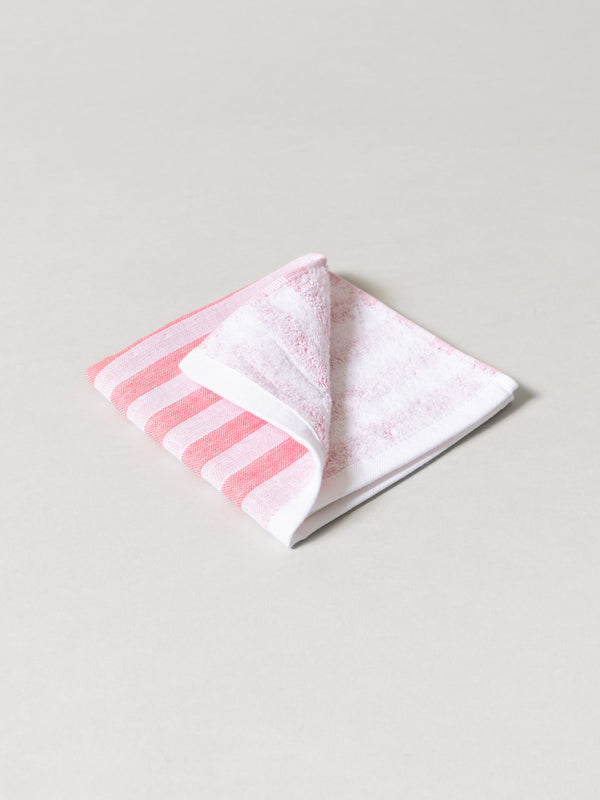 Shima Stripe Towel - C, Red