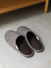 Shetland Wool Lined Home Shoes, Brown