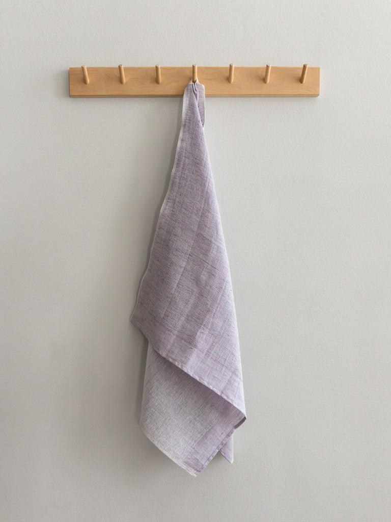 Moku Linen Light Towel, Purple