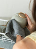 Cotton Linen Kitchen Towel, Charcoal