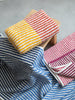 Hemp Stripe Towel, Blue