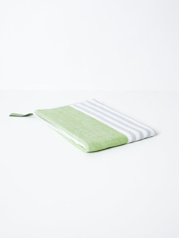 Square Towel, Green - MORIHATA