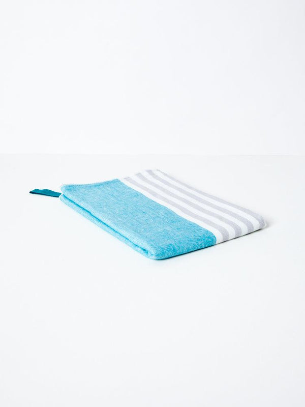 Square Towel, Blue/Green - MORIHATA