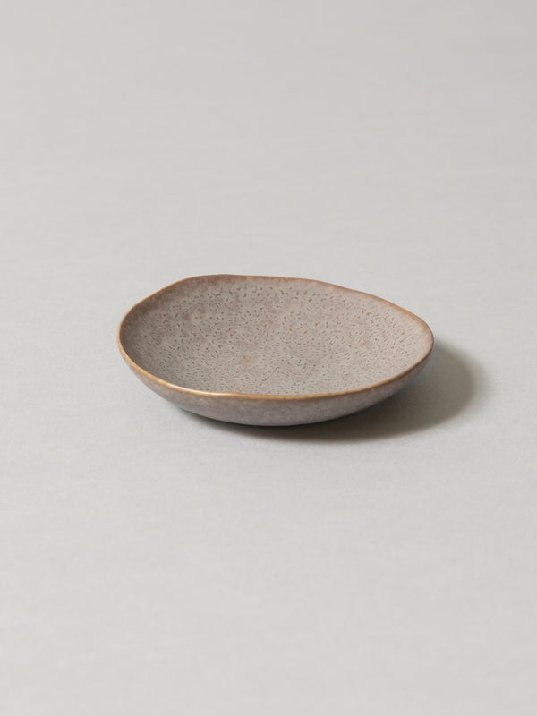 Porcelain Small Plate, Greige