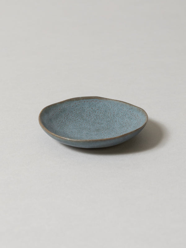 Porcelain Small Plate, Grey Blue