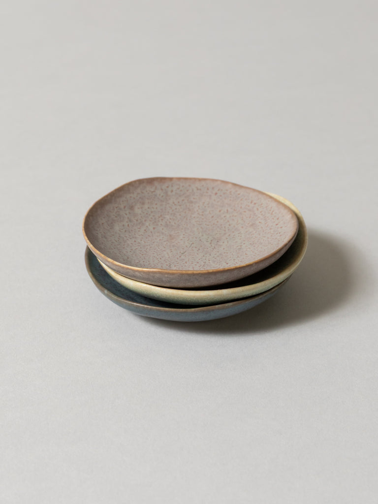 Porcelain Small Plate, Greige