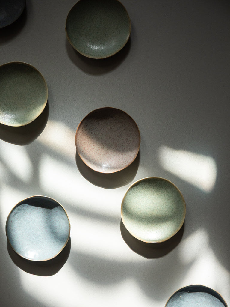 Porcelain Small Plate, Greige