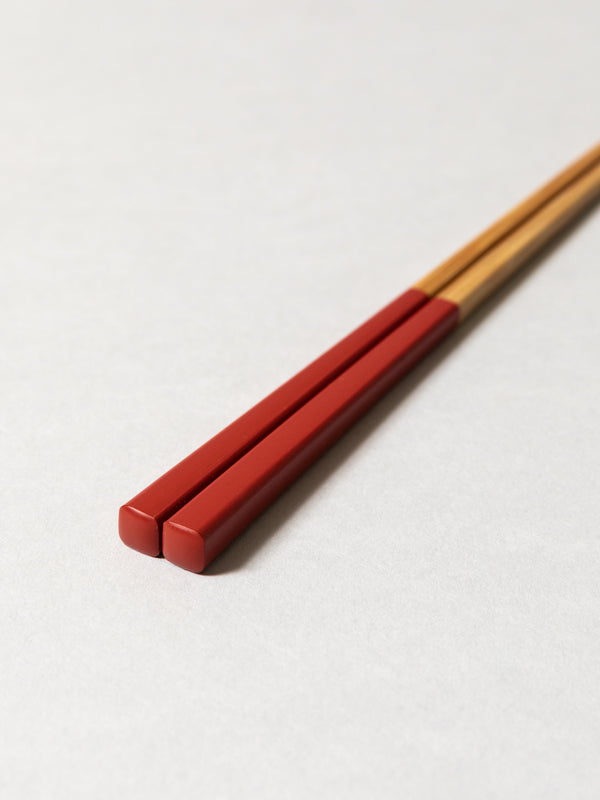 Susu Kaku Bamboo Chopsticks - Red