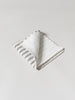 Linen Border Towel, Black
