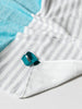 Square Towel, Blue/Green