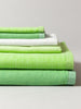 Two-Tone Chambray Towel, Green 1
