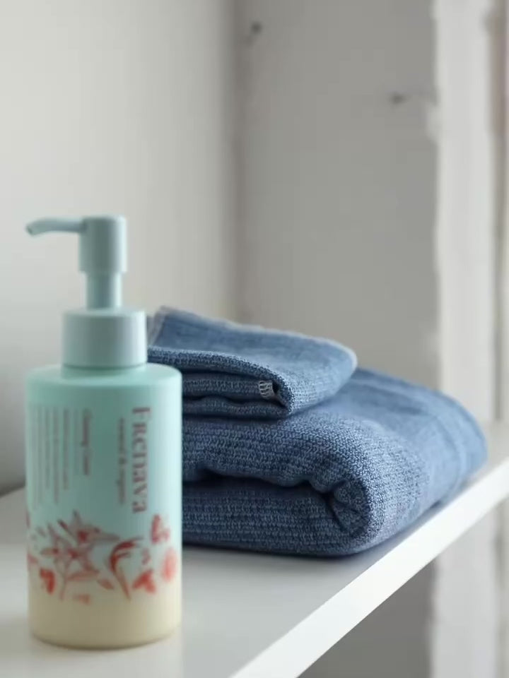 Moku Light Towel, Azure