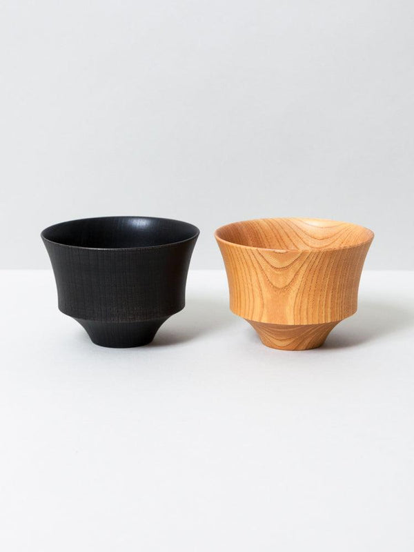 Tsumugi Wooden Bowl - Koma, Black
