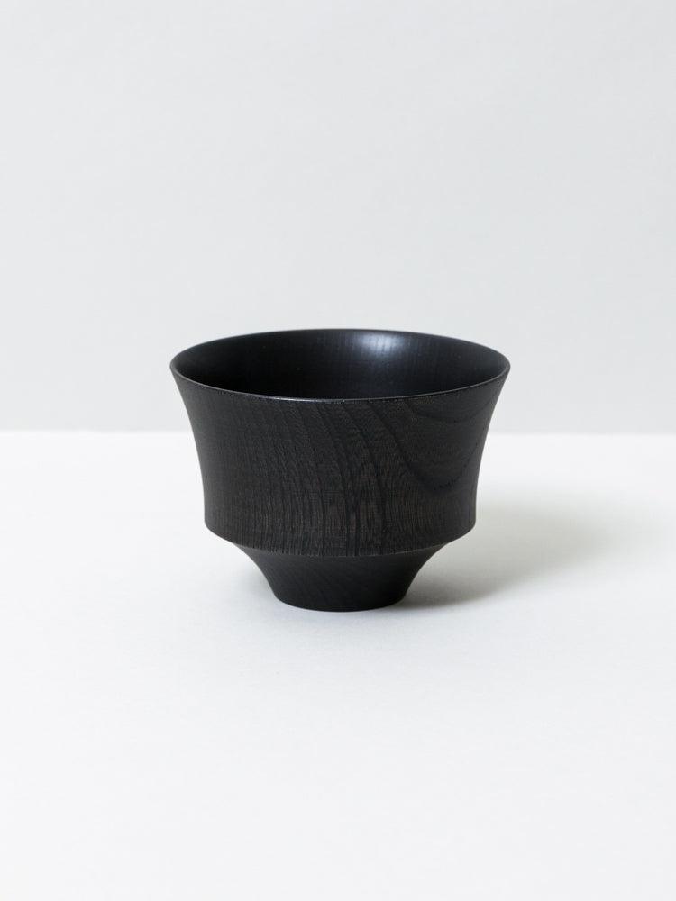 Tsumugi Wooden Bowl - Koma, Black