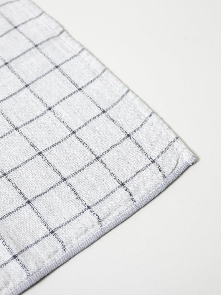 Morihata International Graph Cotton Japanese Bath Towels - Bamboo Charcoal, Hand Towel